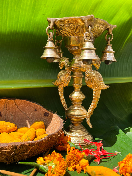 Thandhavam Brass Bell Vilakku
